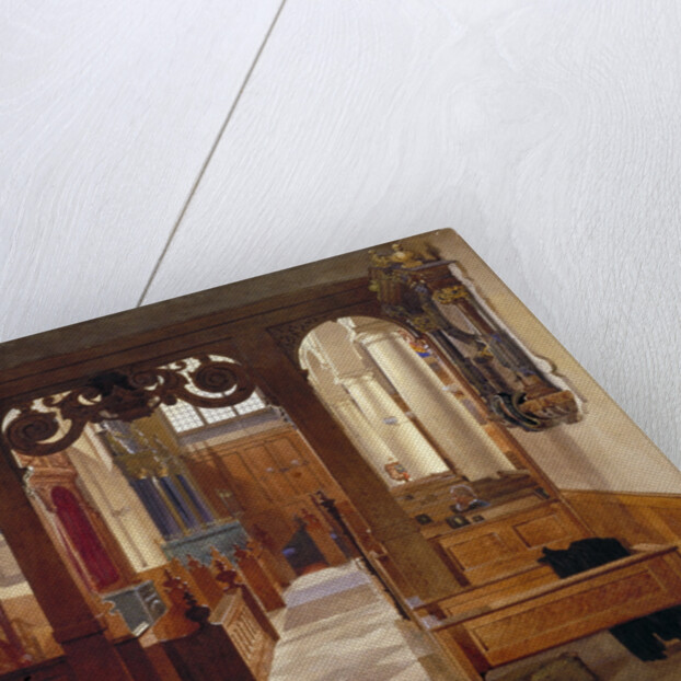 Interior of Charterhouse Chapel, London by John Crowther