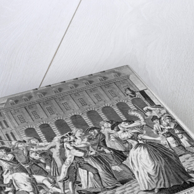 He and his drunken companions raise a riot in Covent Garden by Anonymous