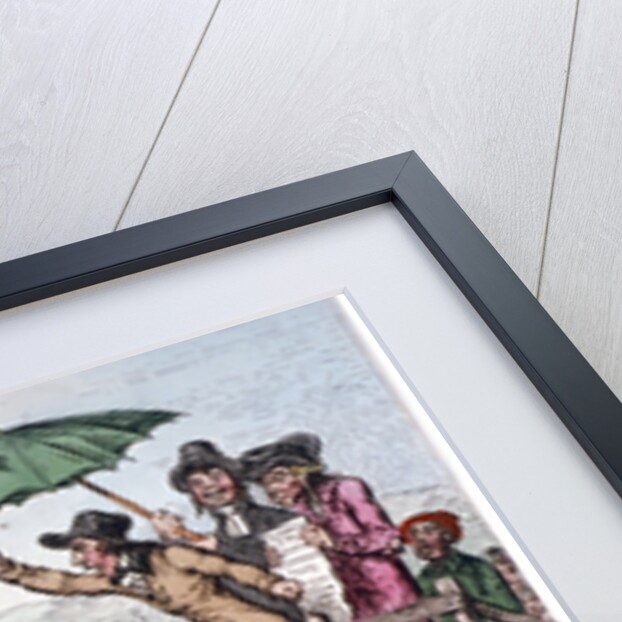 Election fair, Copenhagen Fields, London by James Gillray