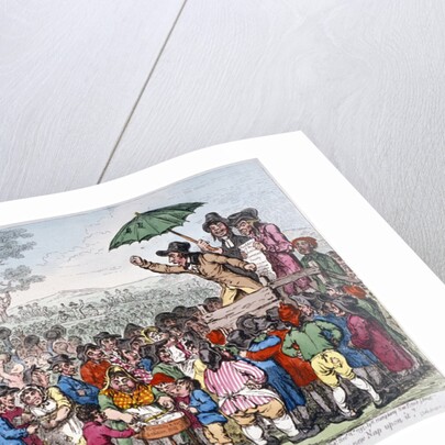 Election fair, Copenhagen Fields, London by James Gillray