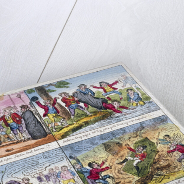 Four views taken in the parks by George Cruikshank