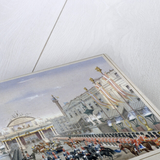 Royal reception on London Bridge by Anonymous