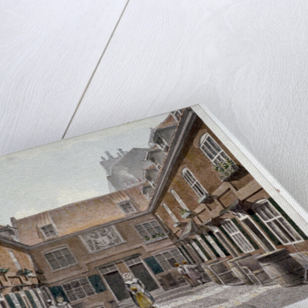 View of Queen's Court, Upper Ground Street, Southwark, London by Robert Blemmell Schnebbelie