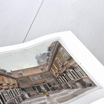 View of Queen's Court, Upper Ground Street, Southwark, London by Robert Blemmell Schnebbelie