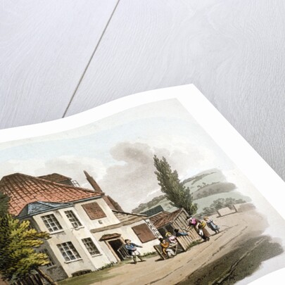 The Farthing Pie House Inn on St Marylebone New Road, London by William Pickett
