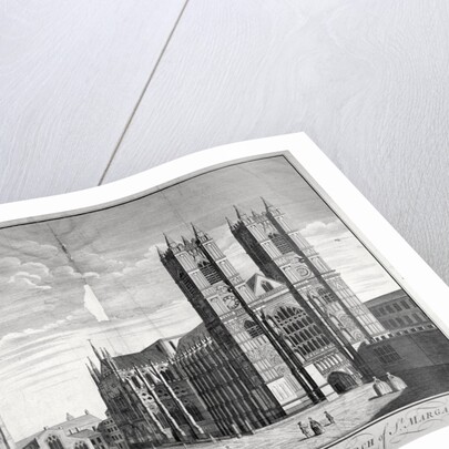 East view of Westminster Abbey and St Margaret's Church, London by Benjamin Cole