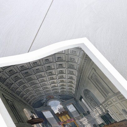 Interior view of the Chapel Royal in St James's Palace, Westminster, London by Daniel Havell