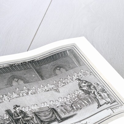 The Trial of Thomas Wentworth, Earl of Strafford, Westminster Hall, London, 1641 by J Collyer