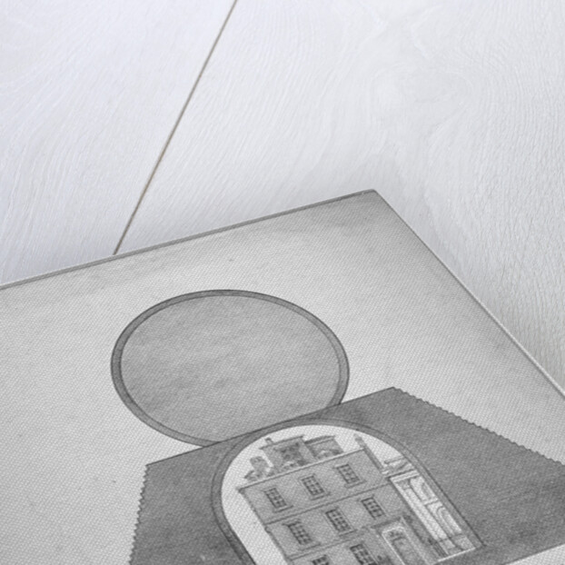 Sir Isaac Newton's house and observatory, 35 St Martin's Street, Westminster, London by George Scharf