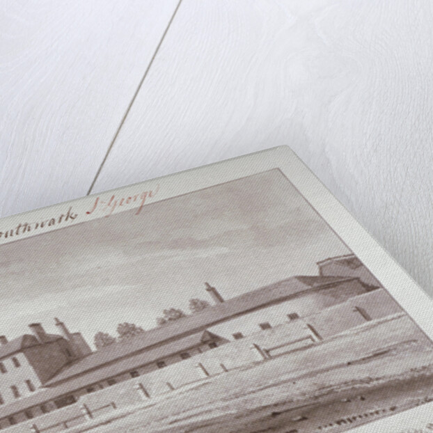 North view of the Philanthropic Society Institution on London Road, Southwark, London by John Chessell Buckler