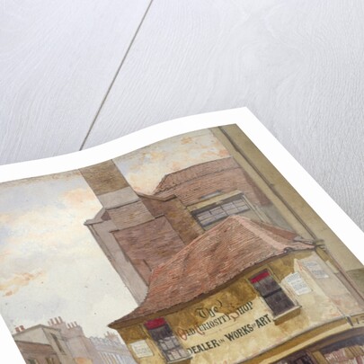 View of the Old Curiosity Shop, Portsmouth Street, Westminster, London by John Crowther