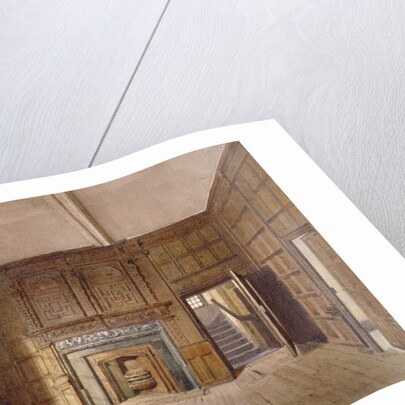 Interior view of Sir John Spencer's room in Canonbury House, Islington, London by John Crowther