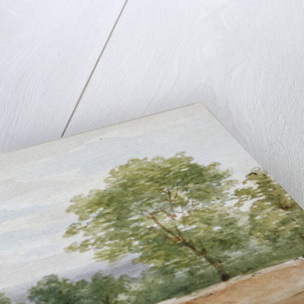 View from the excavations of Highgate Tunnel, London by George Arnald