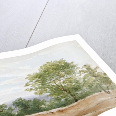 View from the excavations of Highgate Tunnel, London by George Arnald