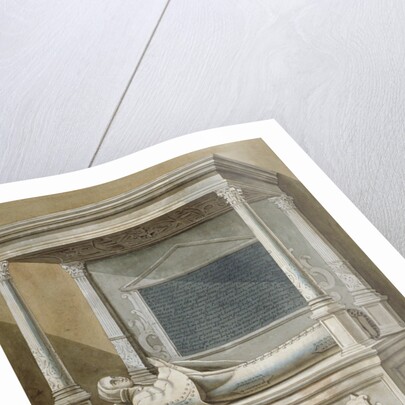 Monument to Sibel Penn on the north side of the chancel at St Mary, Hampton, Middlesex by Anonymous