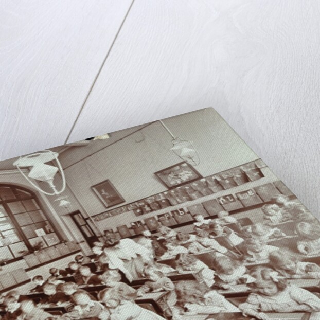 Writing lesson, Hugh Myddelton School, Finsbury, London, 1906 by Unknown