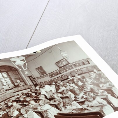 Writing lesson, Hugh Myddelton School, Finsbury, London, 1906 by Unknown