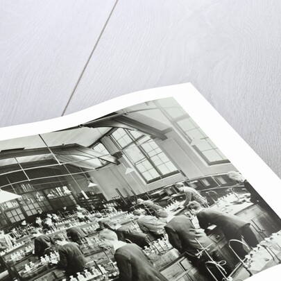 Boys in a chemistry laboratory, Hackney Downs School, London, 1911 by Unknown