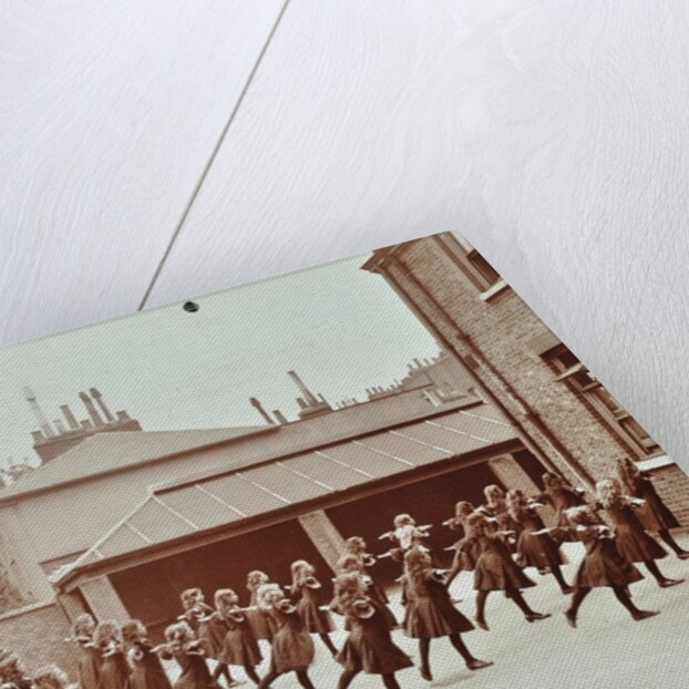 Exercise class, Buckingham Street School, Islington, London, 1906 by Unknown