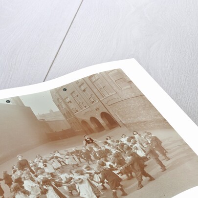 Children playing  'Twinkle, Twinkle, Little Star', Flint Street School, Southwark, London, 1908 by Unknown