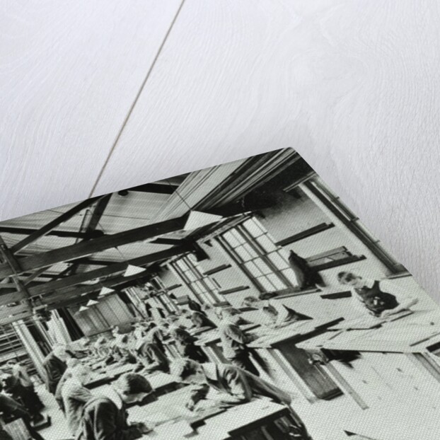 Handicraft lesson, Hackney Downs School, London, 1911 by Unknown