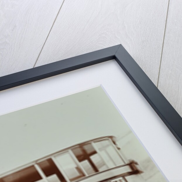 Double-decker electric tram with advertisement for the New Cross Empire, 1907 by Unknown