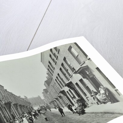 People in the street, Albury Street, Deptford, London, 1911 by Unknown