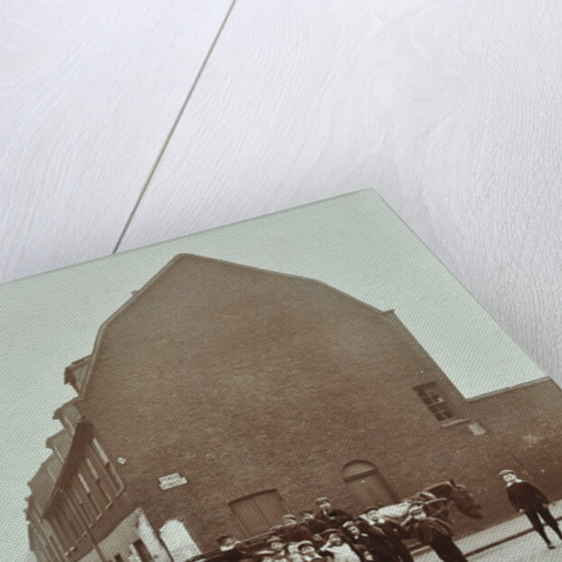 Crowd of East End children, Red Lion Street, Wapping, London, 1904 by Unknown
