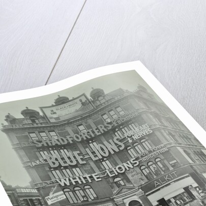 Advertisements at Cambridge Circus, Westminster, London, 1945 by Unknown