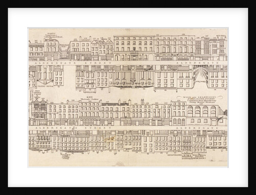 Plan of Aldersgate Street, London by Anonymous