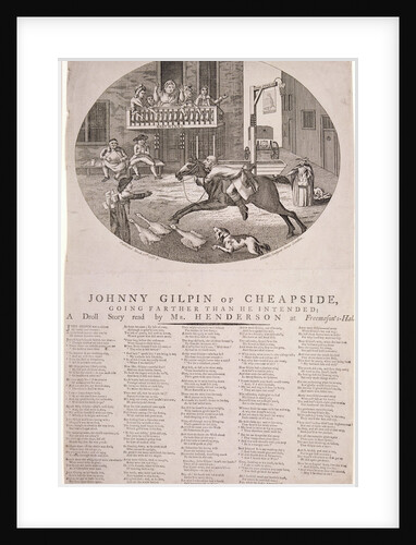 John Gilpin in Edmonton, London by Anonymous