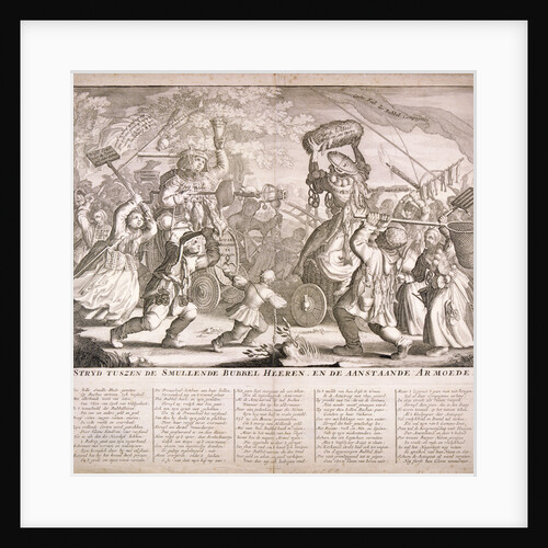 Dutch satire on the South Sea Bubble by Anonymous