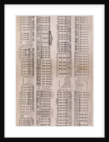 Plan of New Bridge Street, London by Anonymous