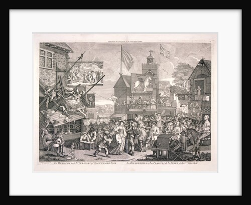 The humours and diversions of Southwark Fair, London by Anonymous