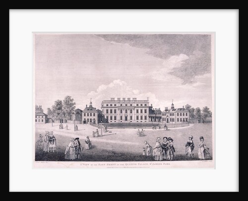 East front of Buckingham House, Westminster, London by James Miller