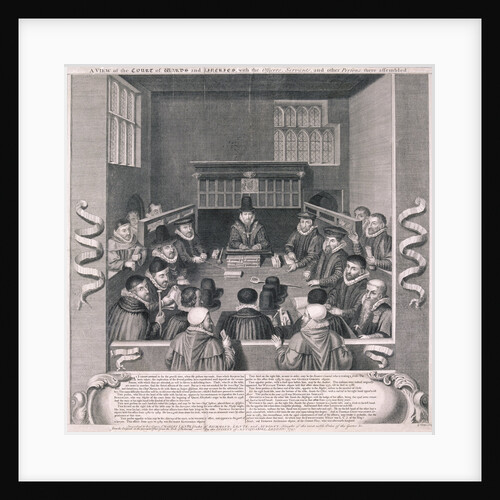 Interior view of the Court of Wards and Liveries by Anonymous