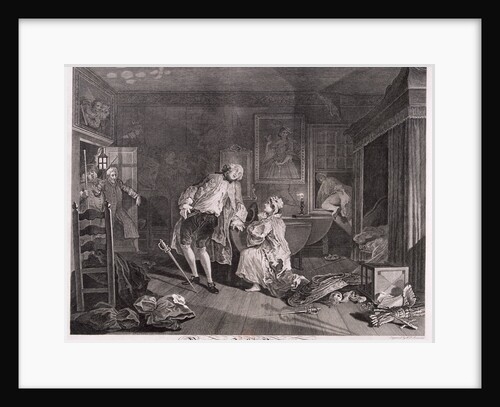 Marriage a la mode, Plate V by Simon François Ravenet