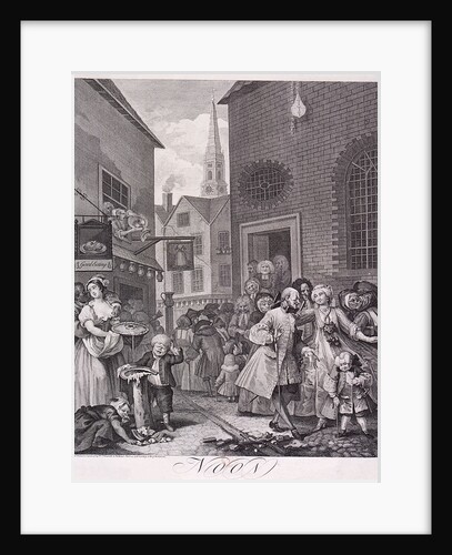 Noon, plate II from Times of Day by William Hogarth