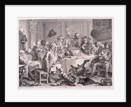 A Midnight Modern Conversation by William Hogarth