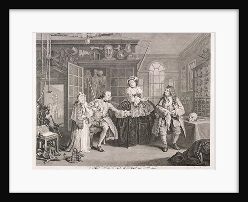 Marriage a la Mode; plate III by Bernard Baron