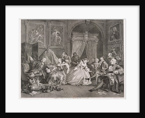 Marriage a la Mode; plate IV by Simon François Ravenet