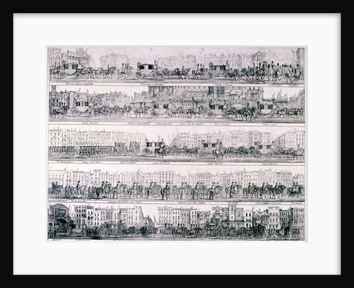 Queen Victoria's Progress through London by Joseph Robins