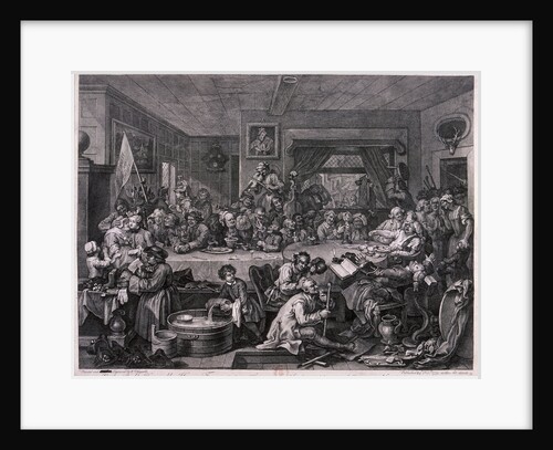 An election entertainment, plate I of The Election by William Hogarth