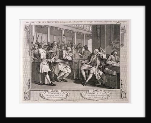 The industrious 'prentice alderman of London...', plate X of Industry and Idleness1747 by William Hogarth