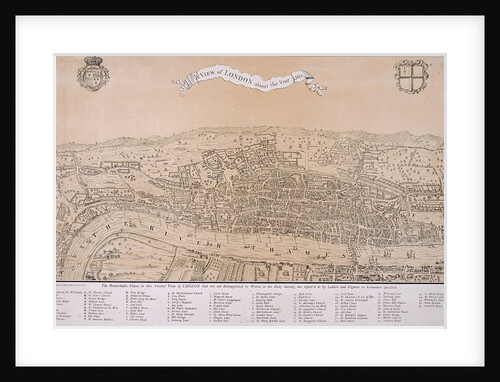 Map of London by Anonymous