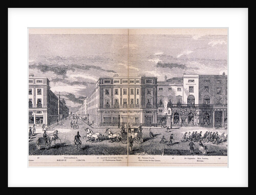 Panorama of London, 1849 by George C Leighton