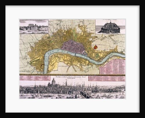 Map of the City of London by Anonymous
