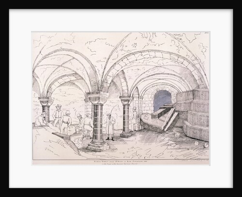 Crypt of St Mary-le-Bow by Frederick Nash