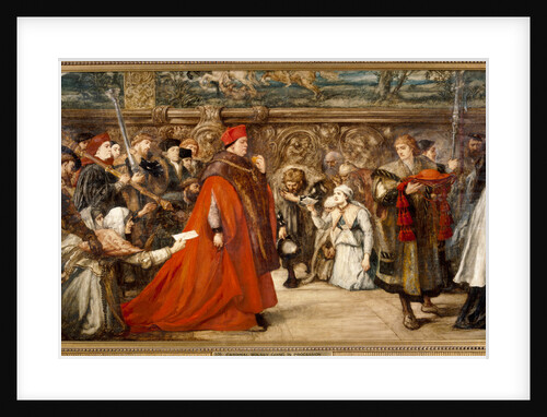 Cardinal Wolsey, Chancellor of England, on his Progress to Westminster Hall by Sir John Gilbert