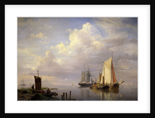 A Calm by Hermanus Koekkoek